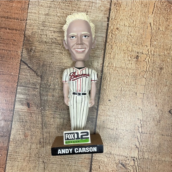 OSU Beavers Fox 12 Andy Carson Bobble Head 2006 Collector's Edition Decor Retro - Picture 1 of 4